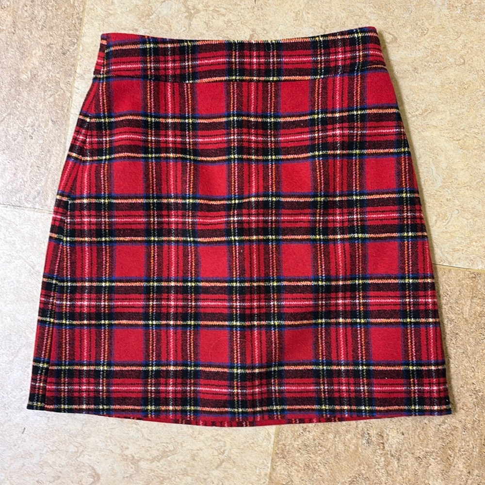 J. crew Plaid tartan skirt